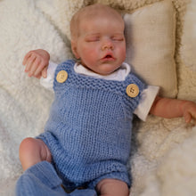 画像をギャラリービューアに読み込む, 18 Inch Lovely Realistic Newborn Baby Dolls Soft Silicone Real Looking Sleeping Reborn Baby Doll Girl Birthday Xmas Gift for Kids Age 3+