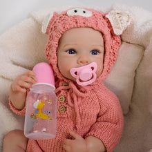 Load image into Gallery viewer, FALVIA 18 inch Realistic Reborn Baby Doll Soft Vinyl Silicone Reborn Baby Girl Full Body Newborn Baby