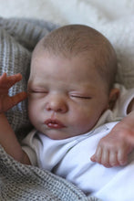 Cargar imagen en el visor de la galería, 19inch Lifelike Sleeping Reborn Baby Doll Realistic Newborn Baby Doll Cloth Body Baby Dolls