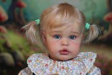 Load image into Gallery viewer, Reborn Baby Dolls Blue Eyes 24 Inch Baby Toddler Girl Bebe Doll Realistic Looking Reborn Baby Doll Vinyl Soft Silicone Babies With Blonde Hair Toys doll kid gift hyper realistic reborns