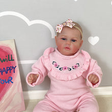 Load image into Gallery viewer, 21 Inch Adorable Reborn Baby Dolls Girl Cloth Body Realistic Newborn Toddler Doll Gift for Kids