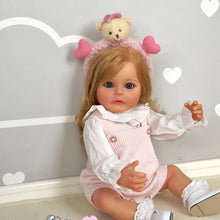 Load image into Gallery viewer, 22 inch Aorable Lifelike Reborn Baby Dolls Girl Full Silicone Body Realistic Newborn Toddler Baby Doll