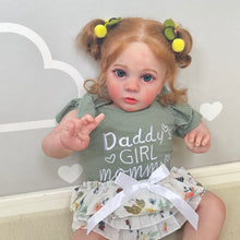 Cargar imagen en el visor de la galería, 24inch Adorable Reborn Toddlers Baby Dolls Girl Soft Silicone Newborn Baby Dolls Realistic Newborn Baby Dolls Gift for Kids