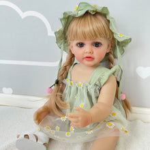 Load image into Gallery viewer, 22 Inch Beautiful Lovely Reborn Baby Doll Popular Newborn Silicone Doll Full Body Girl Gift for kids