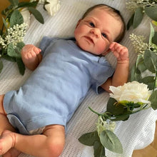 Cargar imagen en el visor de la galería, 17inch Adorable Realistic Reborn Baby Dolls Elijah Soft Silicone Lifelike Newborn Baby Doll Xmas Birthday Gift