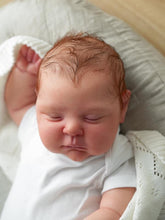 Load image into Gallery viewer, 20 Inch Cuddly Reborn Baby Doll Black Girl Sleeping Reborn Baby Doll Realistic Newborn Baby Dolls Xmas Gift for Kids