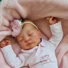 Cargar imagen en el visor de la galería, 19 Inch Lovely Newborn Baby Dolls Sleeping Realistic Baby Dolls Girl Adorable Cuddly Baby Dolls