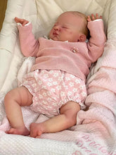 Carregar imagem no visualizador da galeria, 19 Inch Sleeping Reborn Baby Dolls Girl HandMade Lifelike Silicone Baby Doll