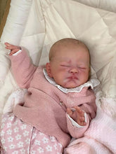Carregar imagem no visualizador da galeria, 19 Inch Sleeping Reborn Baby Dolls Girl HandMade Lifelike Silicone Baby Doll