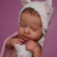 Load image into Gallery viewer, 20 inch Adorable Sleeping Lifelike Reborn Baby Dolls LouLou Realistic Cuddly Newborn Baby Dolls Gift for Kids
