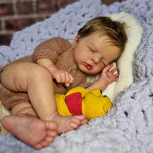Carregar imagem no visualizador da galeria, 20 Inch Sleeping Realistic Newborn Baby Dolls Lifelike Reborn Baby Doll Cloth Body Cuddly Baby Doll Girl