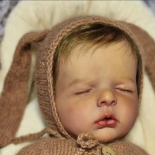 Carregar imagem no visualizador da galeria, 20 Inch Sleeping Realistic Newborn Baby Dolls Lifelike Reborn Baby Doll Cloth Body Cuddly Baby Doll Girl