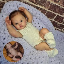 Carica l'immagine nel visualizzatore di Gallery, 19 inch Lovely Lifelike Reborn Baby Doll Girl Realistic Soft Silicone Newborn Baby Dolls Girl Cuddly Toddler Baby Dolls