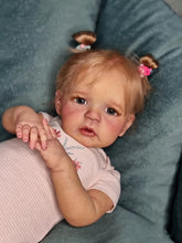 Load image into Gallery viewer, 24 inch Adorable Lifelike Reborn Toddler Baby Dolls Realistic Newborn Baby Doll Cloth Body Cuddly Baby Dolls Girl Gift
