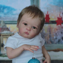 Laden Sie das Bild in den Galerie-Viewer, Lebensechte Silikon Weichen Körper Reborn Baby Puppe Realistische 22 Zoll Nette Neugeborenen Puppen
