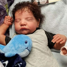 Carregar imagem no visualizador da galeria, 19 inch Sleeping Lifelike Reborn Baby Dolls LouLou Realistic Newborn Baby Doll Cuddly Silicone Vinyl Baby Dolls Girl Gift
