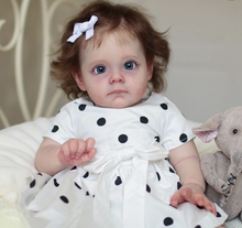 Load image into Gallery viewer, 24inch Lovely Lifelike Reborn Toddler Girl Cloth Body Realistic Newborn Baby Doll Gift Toys for Kids