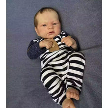 Загрузить изображение в средство просмотра галереи, 17inch Real Life Reborn Baby Dolls Elijah Soft Silicone Realistic Newborn Baby Doll Xmas Birthday Gift