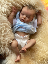 Load image into Gallery viewer, Lifelike Reborn Baby Dolls Sleeping Boy Weighted Cloth Body Reborn Toddler Doll Realistic Cuddly Newborn Baby Doll Gift for Kids