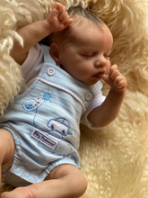 Load image into Gallery viewer, Lifelike Reborn Baby Dolls Sleeping Boy Weighted Cloth Body Reborn Toddler Doll Realistic Cuddly Newborn Baby Doll Gift for Kids