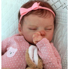 Load image into Gallery viewer, 18 Inch Lovely Sleeping Lifelike Reborn Baby Dolls Realistic Handmade Cuddly Newborn Baby Dolls Girl Silicone Doll Kids Best Gift for Kids