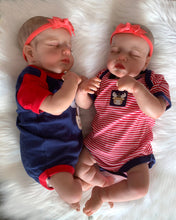 Load image into Gallery viewer, 20 Inch Sleeping Reborn Baby Dolls Girls Twins Lifelike Reborn Baby Dolls Realistic Newborn Baby Dolls Girls