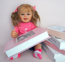 Load image into Gallery viewer, Realistic Looking Reborn Baby Doll Girl Handmade Lifelike Newborn Baby Dolls Soft Silicone Vinyl Full Body Reborn Babies