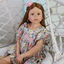 Carica l'immagine nel visualizzatore di Gallery, 39 Inch Masterpiece Doll Brittany Big Size Standing Reborn Toddler Girl