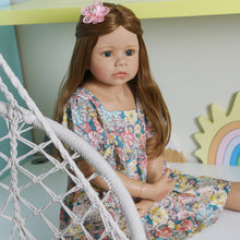 Carica l'immagine nel visualizzatore di Gallery, 39 Inch Masterpiece Doll Brittany Big Size Standing Reborn Toddler Girl
