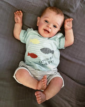 Load image into Gallery viewer, 24 Inch Cuddly Reborn Baby Dolls Cloth Body Reborn Toddler Realistic Newborn Baby Doll Boy Birthday Gift for Kids