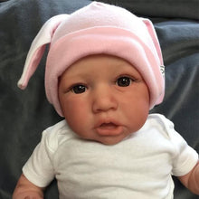 Laden Sie das Bild in den Galerie-Viewer, 22" Saskia Silikon Lebensechte Babypuppe Real Life Size Reborn Todder Geschenk für Kinder