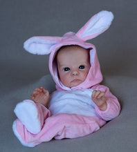 Load image into Gallery viewer, Real Life Reborn Baby Dolls Girl Realistic & Lifelike Newborn Baby Dolls Preemie Size 16 Inch Handmade Silicone Soft Vinyl Real Life Reborn Toddler Toy Gift for Collection