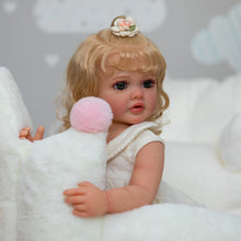 Load image into Gallery viewer, Reborn Baby Dolls Silicone Full Vinyl Body Grils 22 Inch Realistic Newborn Baby Doll Anatomically Correct Gift Set for Kids Age 3+