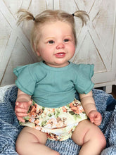 Load image into Gallery viewer, 24 inch Weighted Reborn Toddler Dolls Girl Realistic Newborn Baby Doll Handmade Reborn Baby Dolls with Visible Veins and Capillaries