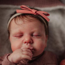 Load image into Gallery viewer, Real Looking Newborn Baby Doll 20 Inch Lifelike Reborn Baby Doll Realistic Baby Doll Girl with Hand Rooted Fiber Hair