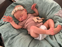 Laden Sie das Bild in den Galerie-Viewer, Echte Reborn-Babypuppen, schlafendes weiches Silikon, 19 Zoll, Reborn-Baby-Mädchen-Puppe, Frühchen, lebensechte Reborn-Babypuppe, Kleinkind