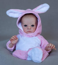 Load image into Gallery viewer, Real Life Reborn Baby Dolls Girl Realistic & Lifelike Newborn Baby Dolls Preemie Size 16 Inch Handmade Silicone Soft Vinyl Real Life Reborn Toddler Toy Gift for Collection