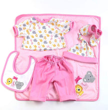 Load image into Gallery viewer, Handmade Clothing Set Reborn Dolls Pink Mouse Outfit Suit for 22 Inch Reborn Doll Supplies Reborns Toddler Girl Dolls Accessories
