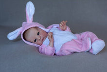 Load image into Gallery viewer, Real Life Reborn Baby Dolls Girl Realistic & Lifelike Newborn Baby Dolls Preemie Size 16 Inch Handmade Silicone Soft Vinyl Real Life Reborn Toddler Toy Gift for Collection
