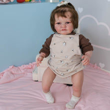 Load image into Gallery viewer, Lifelike 24 inch 61cm Lovely Reborn Baby Doll Girl Realistic Looking Baby Doll Vinyl Soft Silicone Toddler Doll Toy