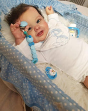 Laden Sie das Bild in den Galerie-Viewer, Reborn-Babypuppe für Kleinkinder, Neugeborene, Mädchen, sichtbare Adern, 61 cm beschwerter Stoffkörper oder 50 cm Ganzkörper-Silikon, zwei Optionen
