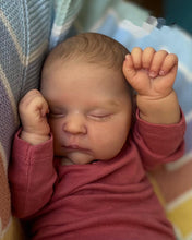 Cargar imagen en el visor de la galería, Reborn Baby Doll Girl That Look Real Sleeping 20 Inches Newborn Baby Doll Lifelike Reborn Toddler Dolls Xmas Gift