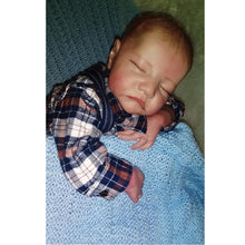 Load image into Gallery viewer, 18" Gary Reborn Baby Doll Handmade Detailed Hand Painting Newborn Baby Doll Levi