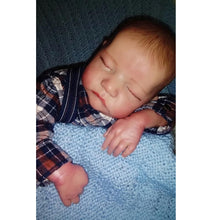 Load image into Gallery viewer, 18" Gary Reborn Baby Doll Handmade Detailed Hand Painting Newborn Baby Doll Levi