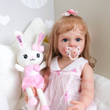 Load image into Gallery viewer, Lifelike Lovely 22inch 55cm Reborn Baby Dolls Full Body Silicone Realistic Newborn Baby Dolls Toy