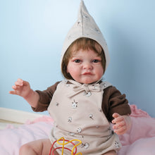 Load image into Gallery viewer, Lifelike 24 inch 61cm Lovely Reborn Baby Doll Girl Realistic Looking Baby Doll Vinyl Soft Silicone Toddler Doll Toy