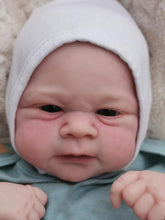 Carica l'immagine nel visualizzatore di Gallery, Real Life Reborn Baby Dolls Elijah Soft Silicone Cloth Body Realistic Newborn Baby Doll Birthday Gift