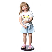 Carica l'immagine nel visualizzatore di Gallery, 39 Inch Masterpiece Doll Toddler Big Size Standing Reborn Baby Girl Doris