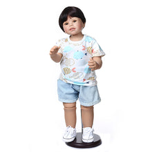 Carica l'immagine nel visualizzatore di Gallery, 28" Hard Vinyl Handmade Reborn Toddler Boy Masterpiece Doll Leo