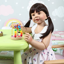 Carica l'immagine nel visualizzatore di Gallery, 34" Standing Reborn Big Toddler Girl Ball Jointed Masterpiece Doll Elma